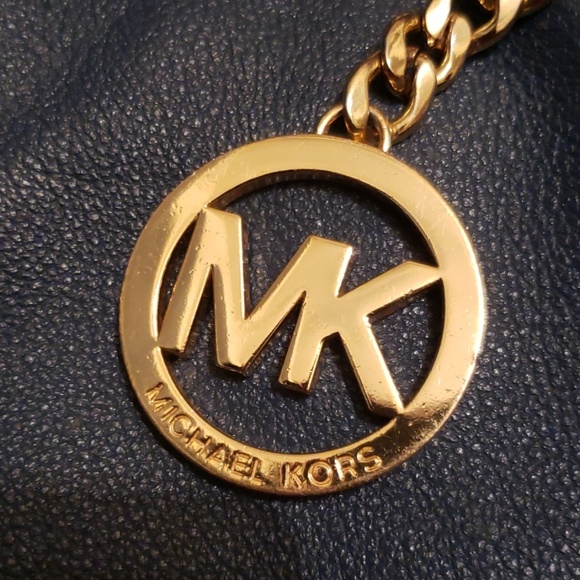 Michael Kors blue leather bag - Picture 2 of 5